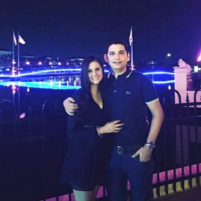 Lourdes Avendaño y su esposo Xavier Calix disfrutan ya de su luna de miel.